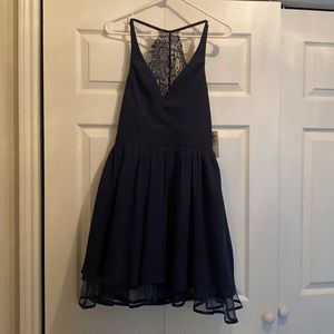 Navy dress from Saved by the dress